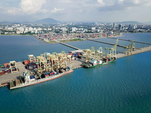 The North Butterworth Container Terminal of Penang Port